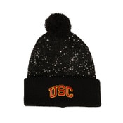 USC Trojans Women's 47 Black Arch Glint Cuff Knit Beanie